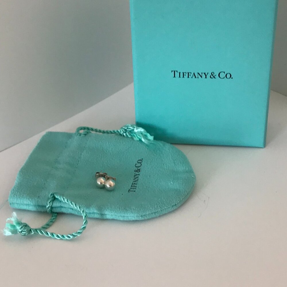 Tiffany Hardware Ball Earrings in Sterling Silver